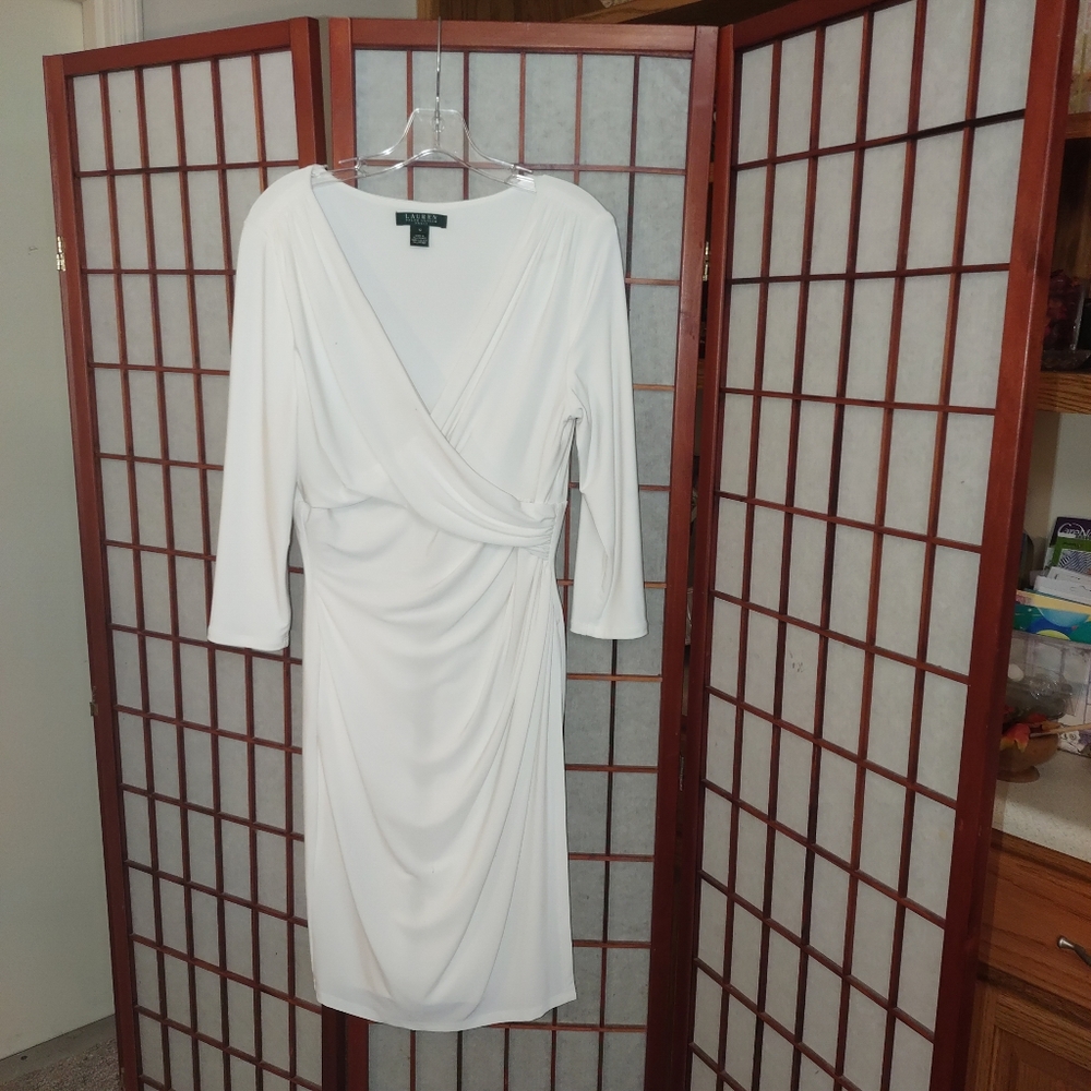 Winter white Ralph Lauren dress